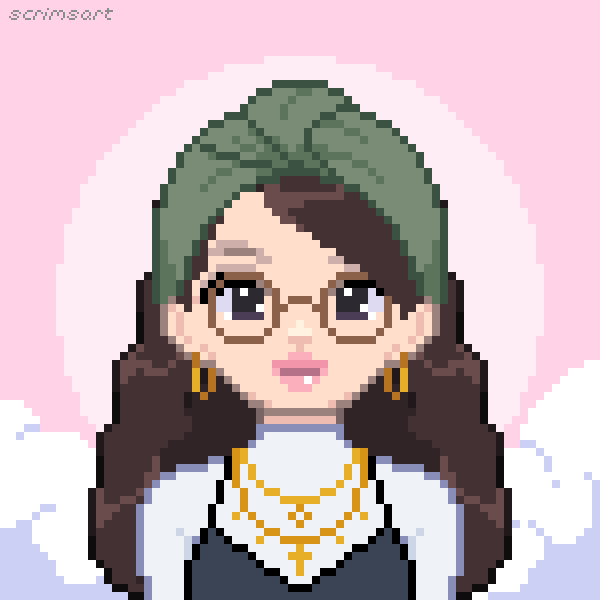 Pixel portrait of me