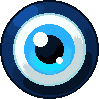 Pixel Art Nazar/Evil Eye by Unicorn Bones